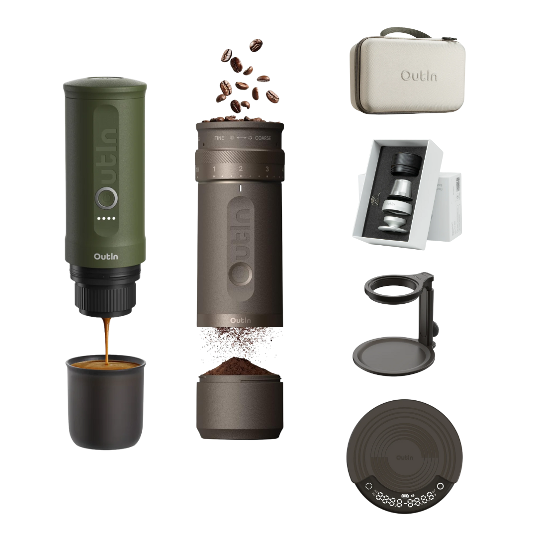 OutIn Nano Ultimate Pro Bundle – The Complete Portable Espresso Upgrade