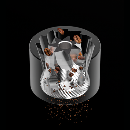 Timemore x MILLAB M01 Manual Coffee Grinder, 44mm Pineapple Burr, Espresso & Pour Over