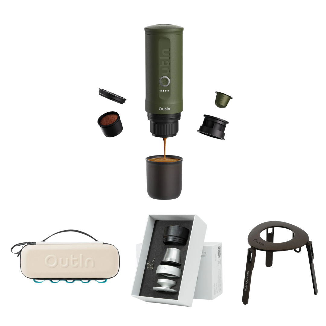Ultimate OutIn Nano Bundle – Complete Portable Espresso Kit