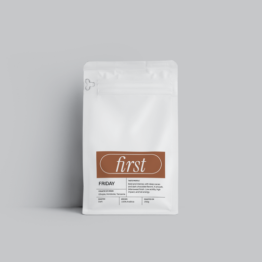 Friday – Ethiopia, Honduras, Tanzania Dark Blend Coffee Beans