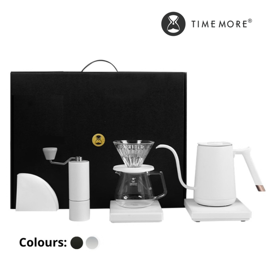 Timemore C3 Advance Gift Box All in One, C3 Grinder, Electric Kettle, Server, Basic Plus Scale, Filter, Dripper, Brush