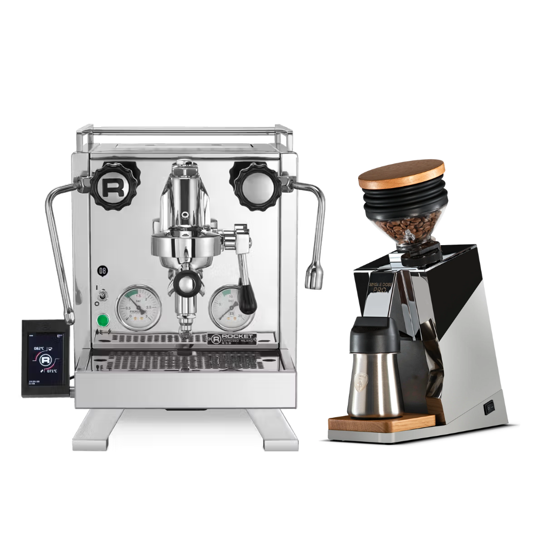 Rocket R Cinquantotto + Eureka Oro Single Dose Pro All Purpose