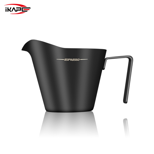 IKAPE Espresso Measuring Cup, 304 Stainless Steel Espresso Shot Cup, 90ml Coffee Measuring Cup