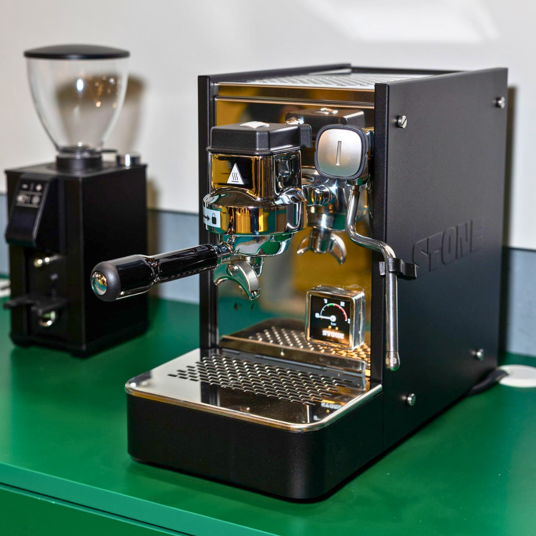Stone Lite Espresso Machine – Compact Italian Espresso Machine with Heated Group Head