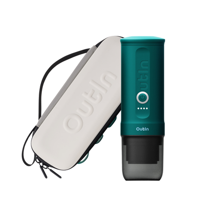 Outin Nano Portable Espresso Maker & EVA Carry Case Bundle - Outdoor Coffee Kit