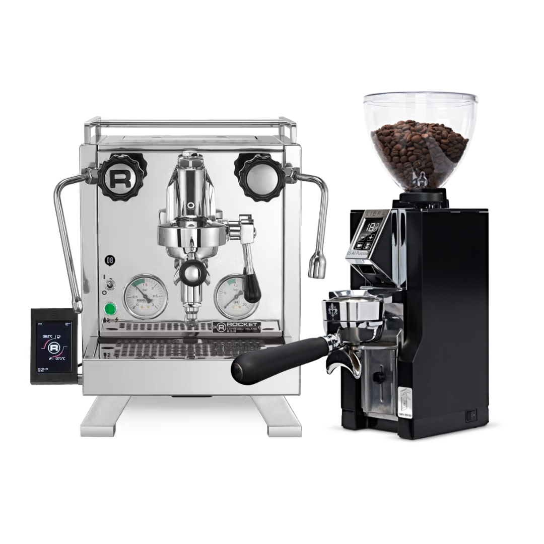 Rocket R Cinquantotto + Eureka Mignon Libra 65 All Purpose