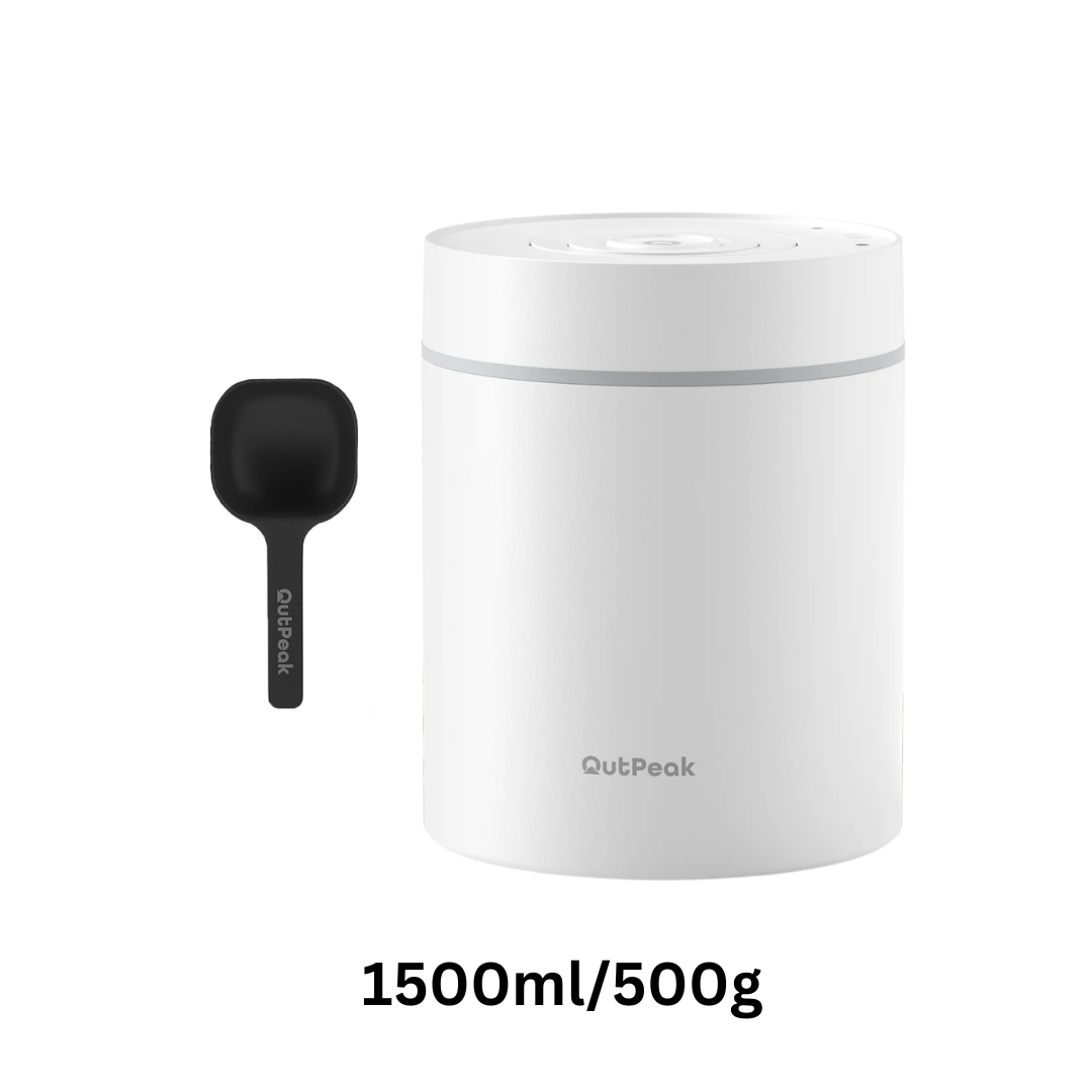 Outpeak Vacuum Coffee Canister - Electric Airtight Coffee Storage Container with Auto Vacuum Seal