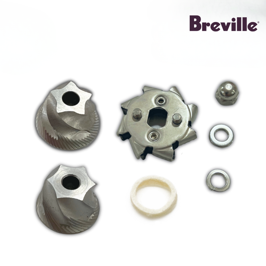 Breville Original Lower Burr, Impeller Blade, Assembly, Felt Washer