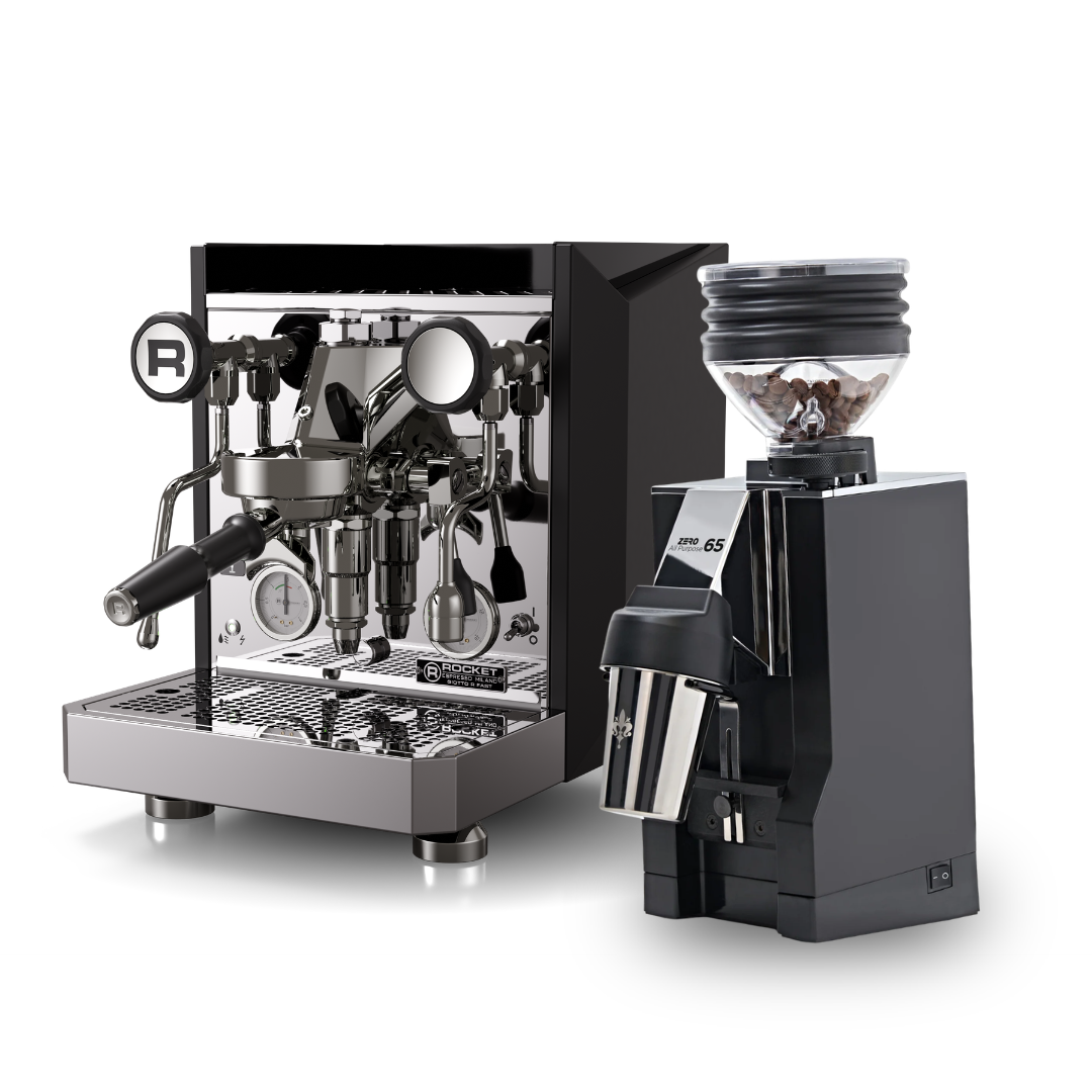 Rocket Giotto R Fast + Eureka Mignon Zero 65 All Purpose