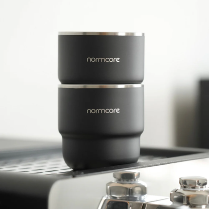 Normcore Espresso Coffee Cup Set 210ml - Double Wall Stainless Steel Ceramic Coating (Set of 2)