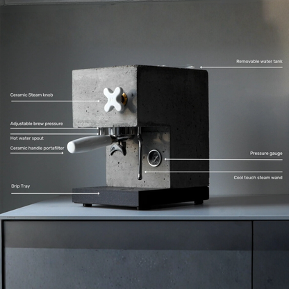 AnZa R2 Concrete Espresso Machine – Hand-Cast Design