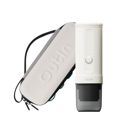 Outin Nano Portable Espresso Maker & EVA Carry Case Bundle - Outdoor Coffee Kit