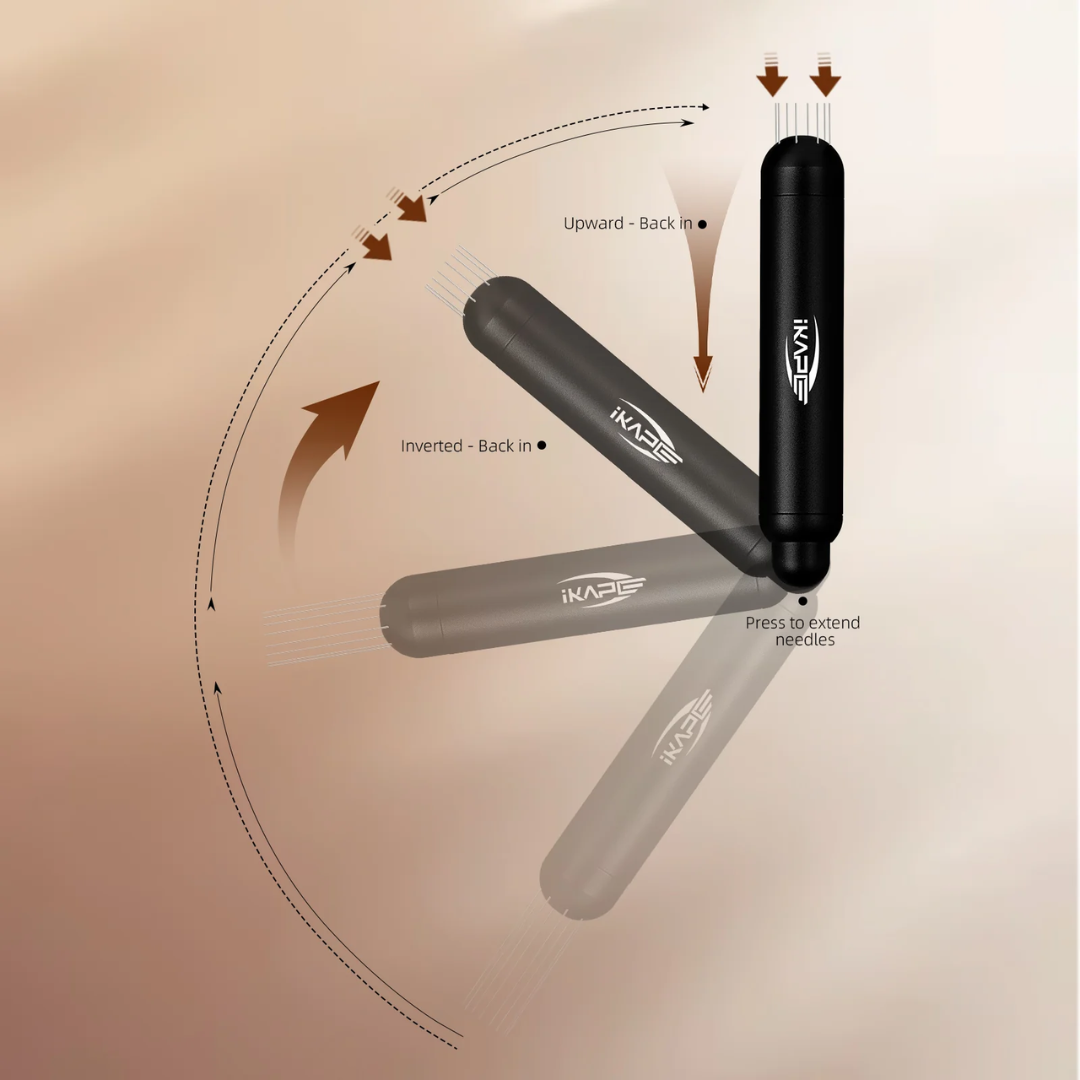 IKAPE Retractable Espresso WDT Tool with Stand, One-Press, Adjustable, 8 Needles