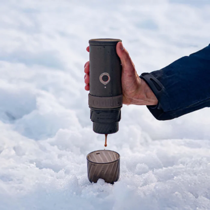 OutIn Mino Portable Electric Espresso Machine – 22 Bar Self-Heating Travel Coffee Maker