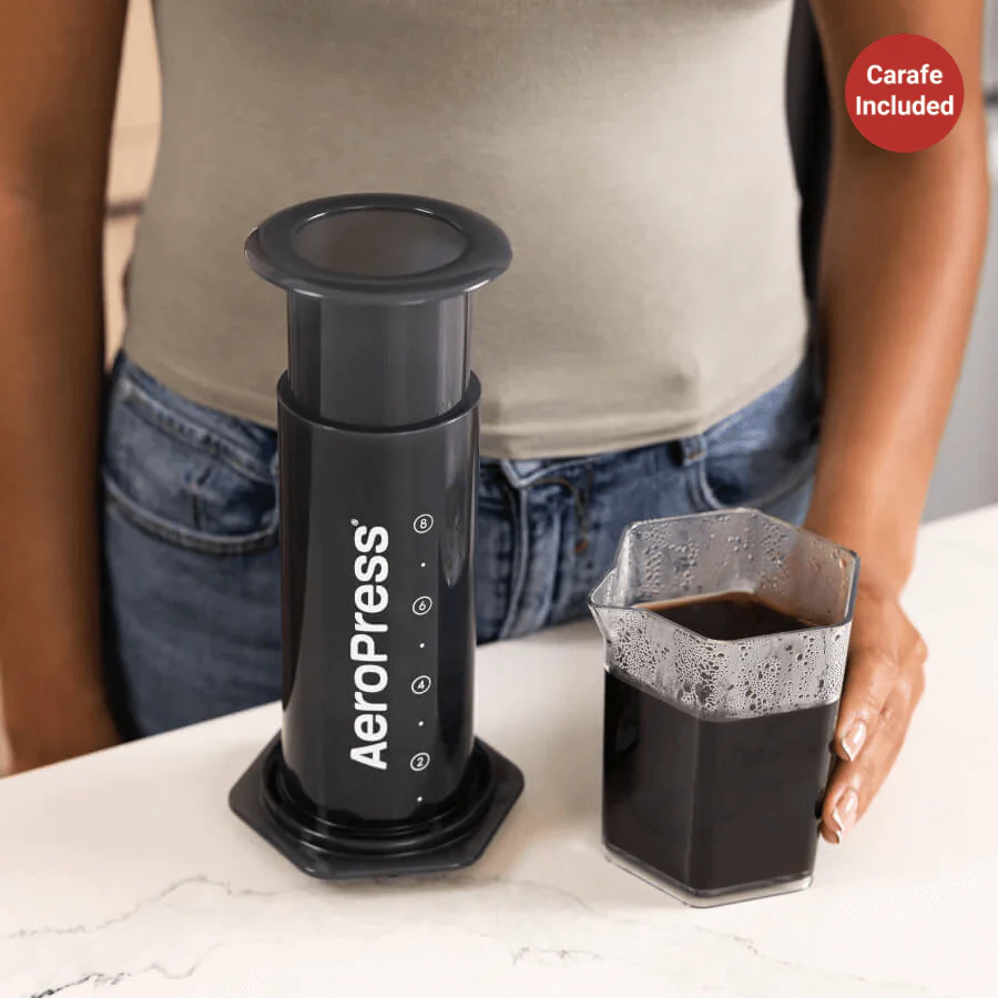 Aeropress Coffee Maker, Aeropress Original, Go, Clear, XL
