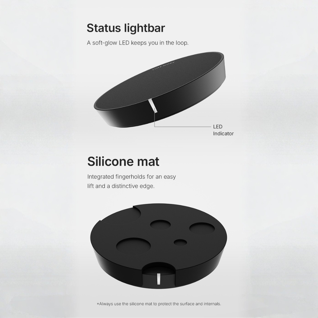 Timemore Black Mirror Dot Smart Coffee Scale, Bluetooth App Only, Espresso & Pour Over