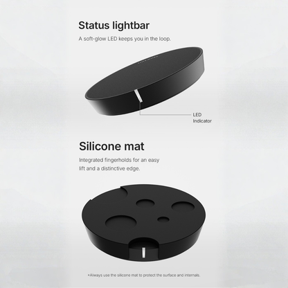 Timemore Black Mirror Dot Smart Coffee Scale, Bluetooth App Only, Espresso & Pour Over