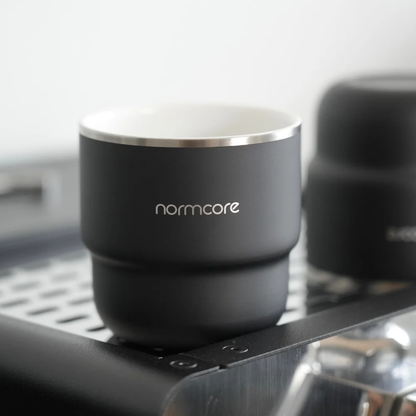 Normcore Espresso Coffee Cup Set 210ml - Double Wall Stainless Steel Ceramic Coating (Set of 2)