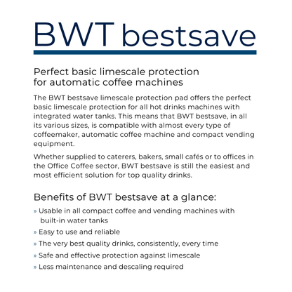 BWT Bestsave S (50L) - Espresso Machine Water Tank Filter