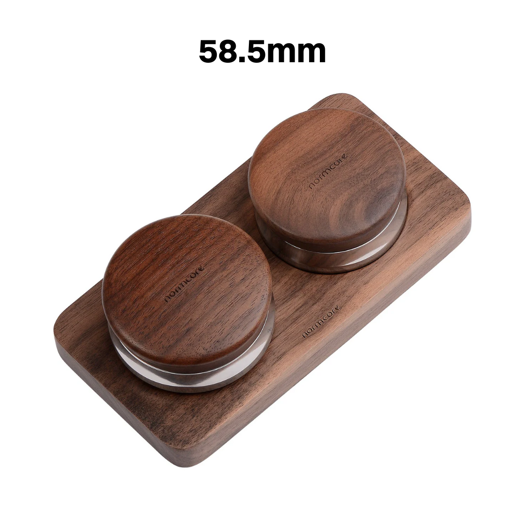 Normcore Walnut Palm Tamper and Distributor Kit