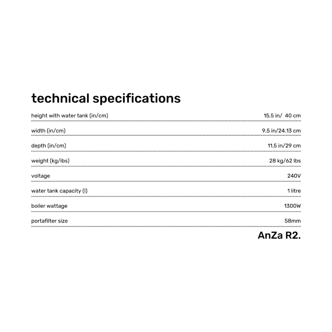 AnZa R2 Concrete Espresso Machine – Hand-Cast Design