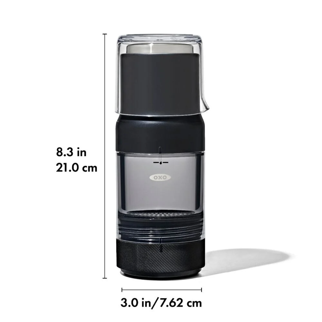 OXO Rapid Coffee Brewer - Portable Espresso-Style Coffee Maker (Hot & Cold Brew)
