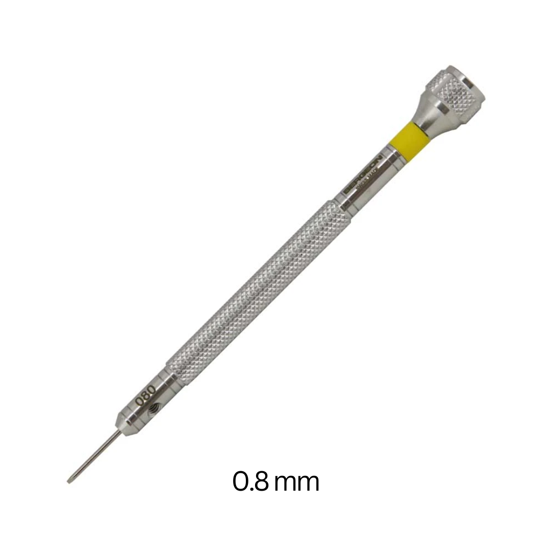 Bergeon 30080 Swiss Made Watchmaker Screwdriver, Individual Replacement Screwdriver, Various Sizes Available