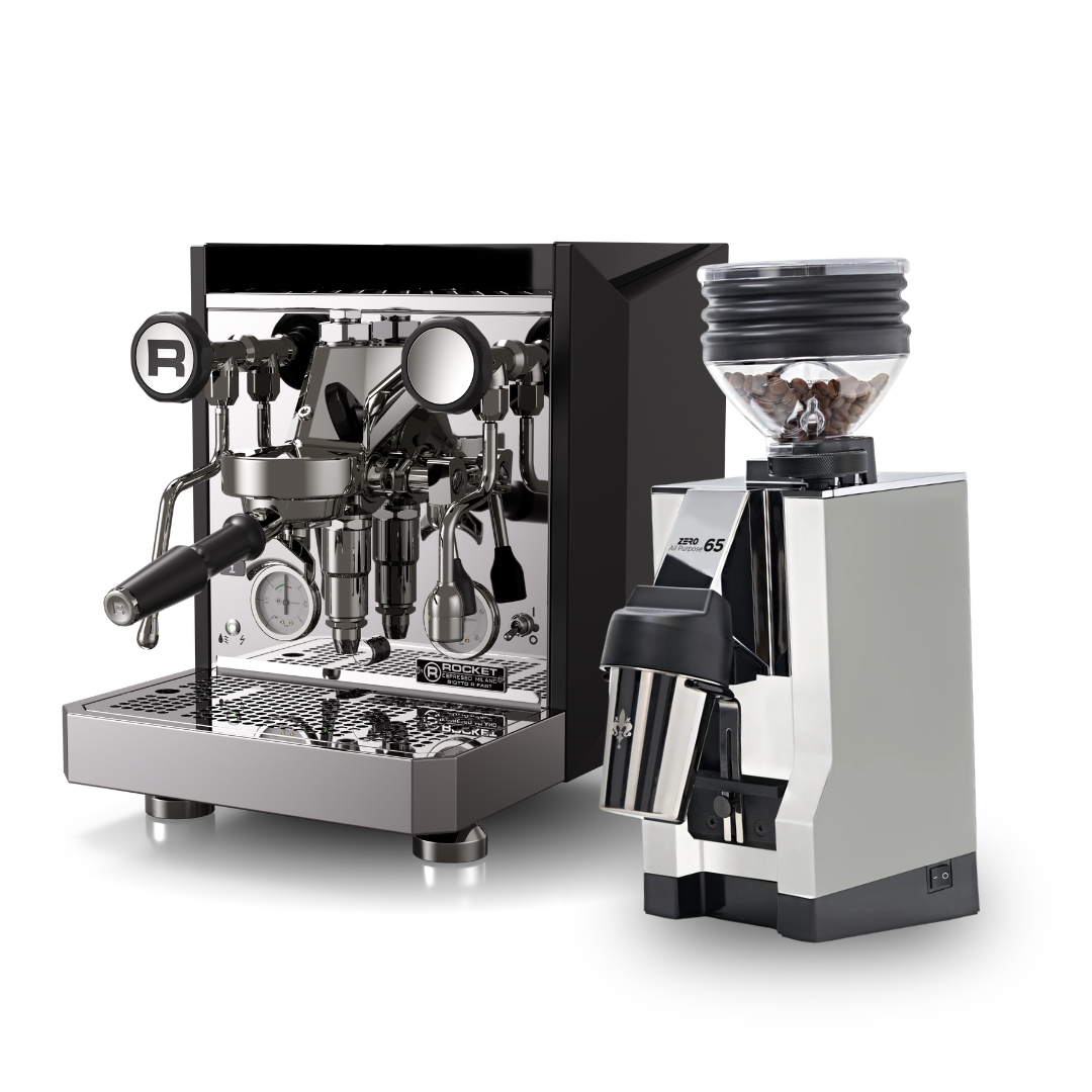 Rocket Giotto R Fast + Eureka Mignon Zero 65 All Purpose