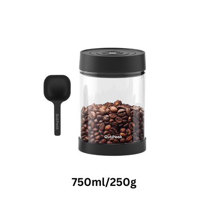 Outpeak Vacuum Coffee Canister - Electric Airtight Coffee Storage Container with Auto Vacuum Seal