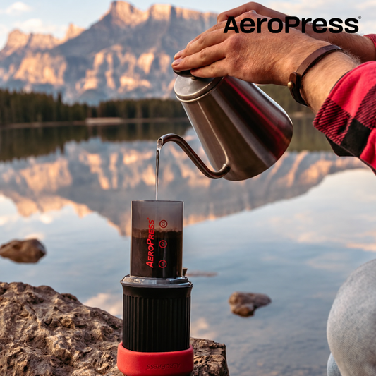 AeroPress® Go Coffee Maker, Portable Travel Coffee Press, 1-3 Cups - Makes Delicious Coffee, Espresso and Cold Brew in 1 Minute