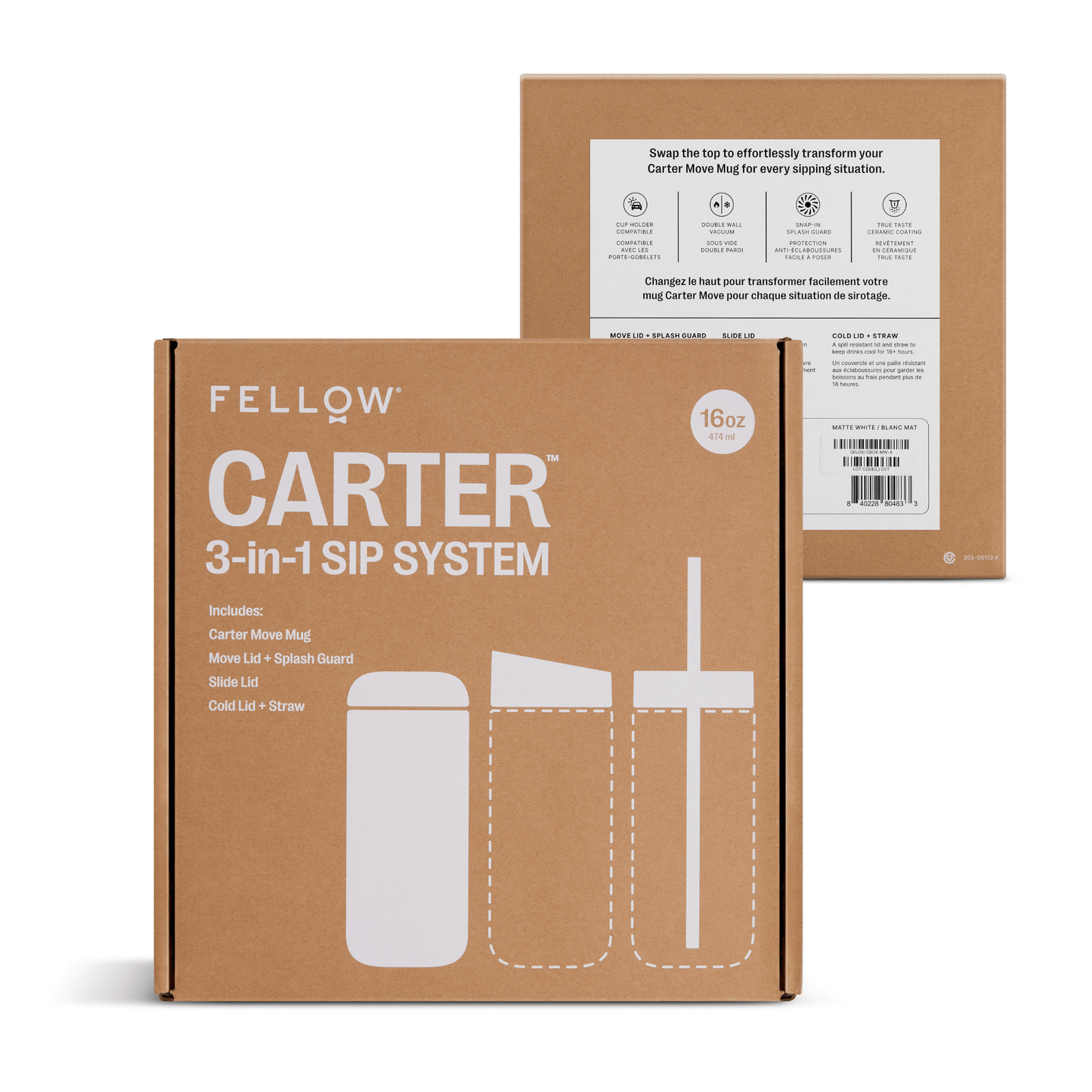 Fellow Carter Move 3-in-1 Lid System