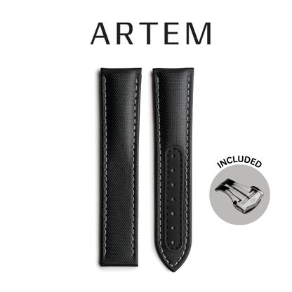 Artem Loop-Less Sailcloth Watch Strap
