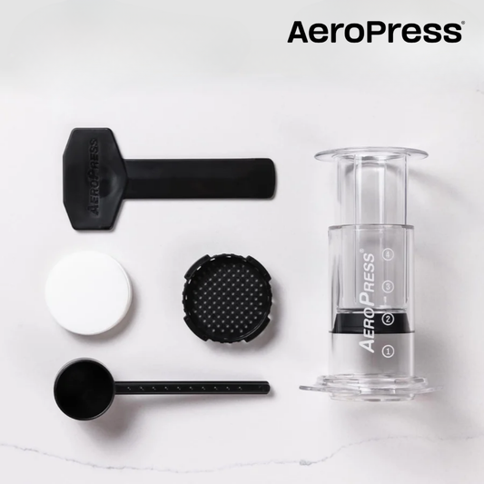 AeroPress® Clear Coffee Maker, 3-in-1 Coffee Press - Full Bodied Flavor Without Grit, Made with Tritan