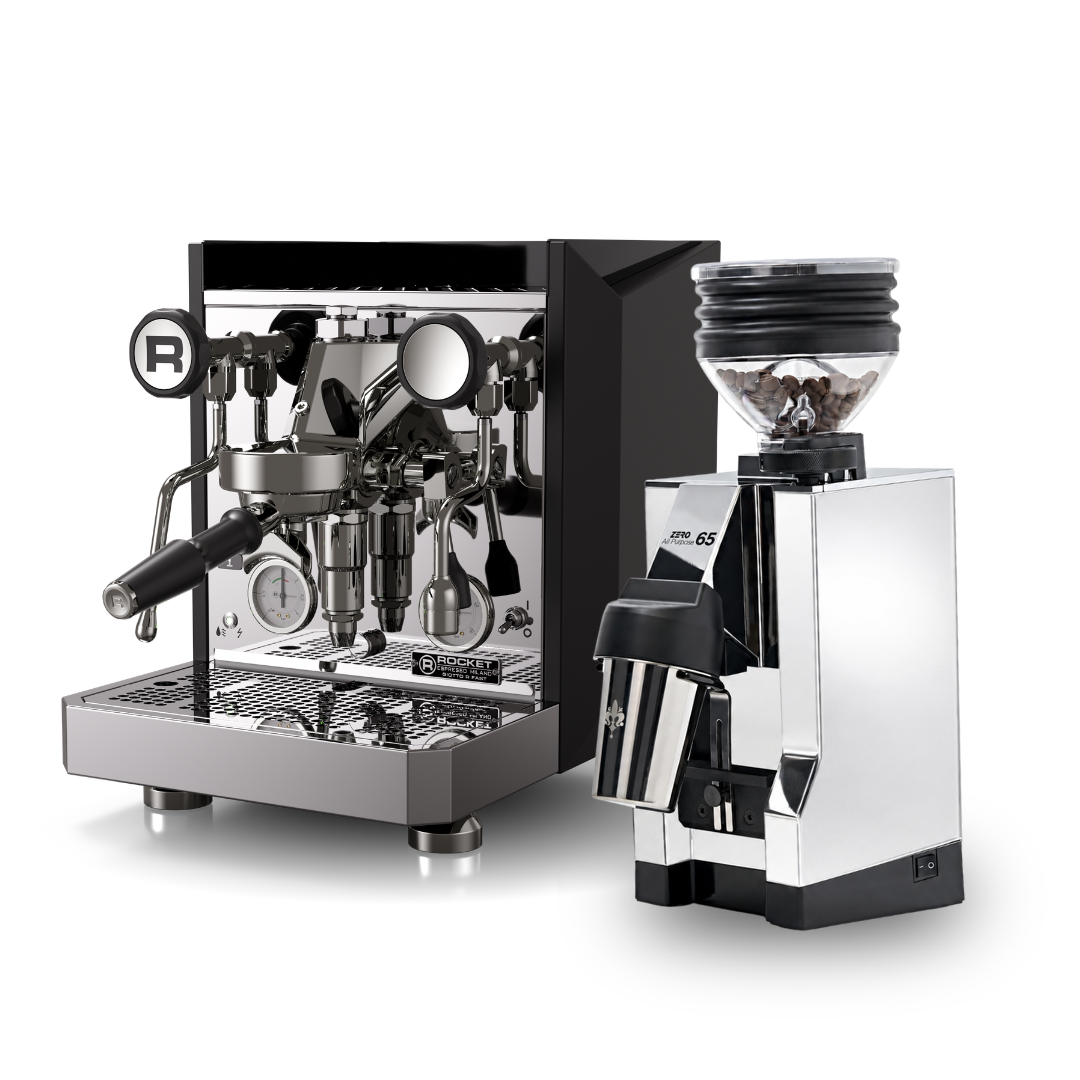Rocket Giotto R Fast + Eureka Mignon Zero 65 All Purpose