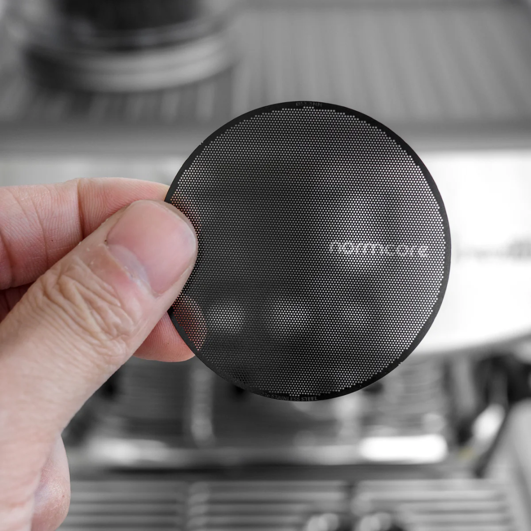Normcore Ultra-Slim 0.2 mm Coffee Puck Screen with Titanium Coating, 58.5mm/53.3mm