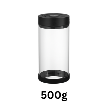 IKAPE Electric Vacuum Coffee Bean Canister with Digital Display - Auto Vacuum Storage (250g / 500g)