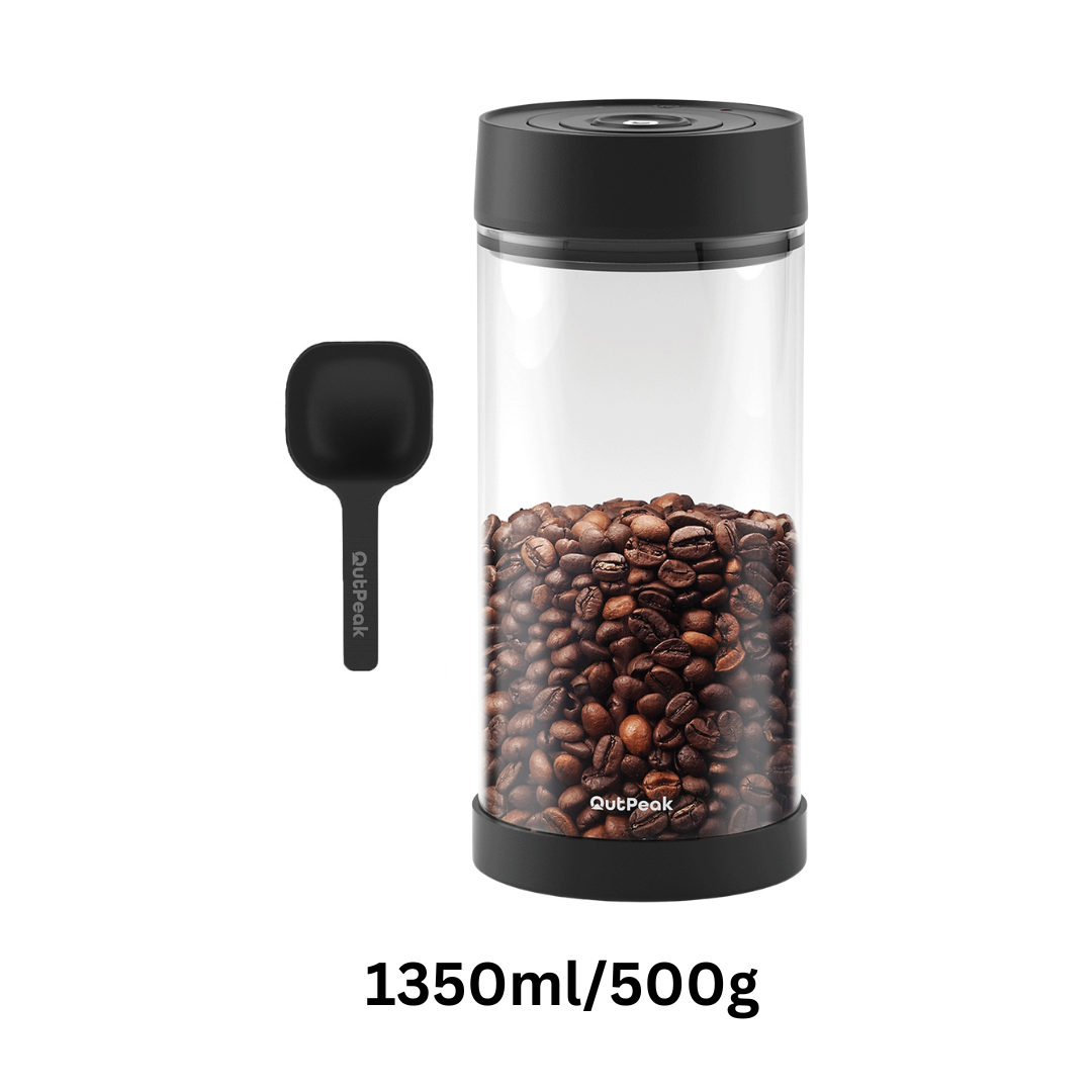 Outpeak Vacuum Coffee Canister - Electric Airtight Coffee Storage Container with Auto Vacuum Seal
