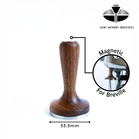 Saint Anthony Industries Model B Espresso Tamper for Breville, 53.3mm, Barista Pro, Barista Express, Barista Touch