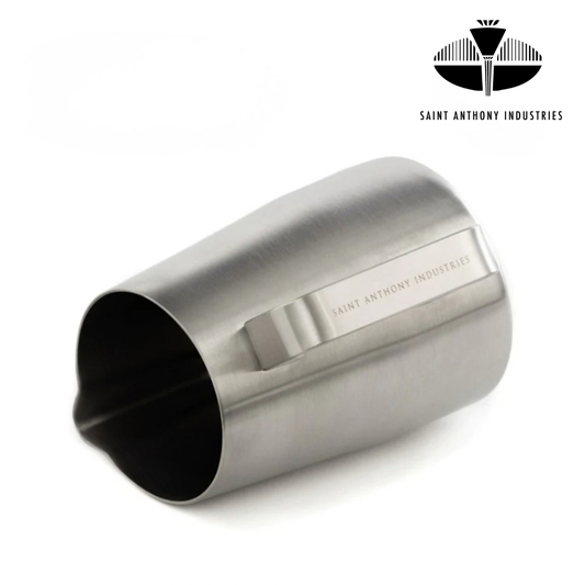Saint Anthony Industries Pablo's Pitcher, create perfect micro foam milk, stainless steel, perfect for milk steaming