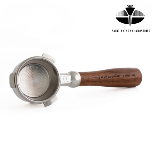 Saint Anthony Industries The Harold, Bottomless 54mm Breville Portafilter, laser engraved handle