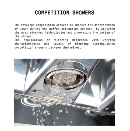 IMS Competition Shower FIlter for Espresso Machine, Precision Shower Screen, E61, Breville, Gaggia, Lelit, Rocket, La Marzocco