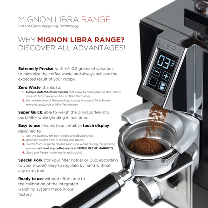 Eureka Mignon Libra 65 All Purpose Coffee Grinder