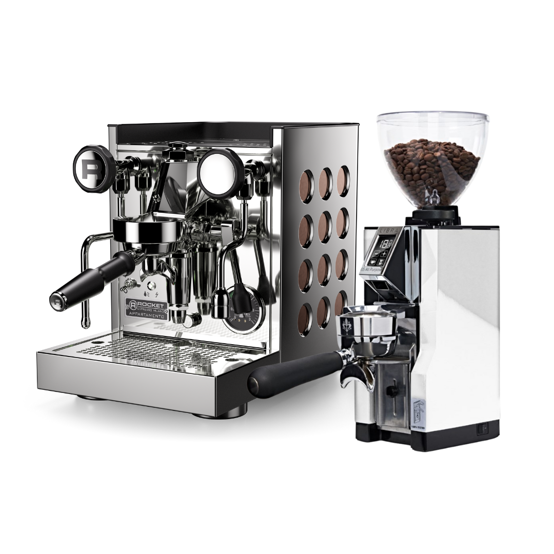 Rocket Appartamento TCA + Eureka Mignon Libra 65 All Purpose