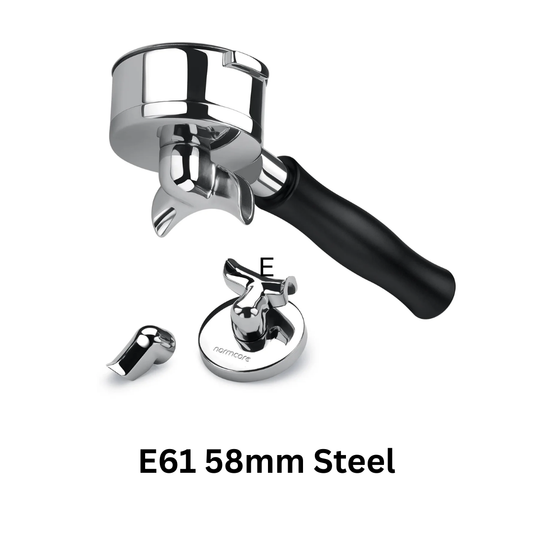 Normcore 3-in-1 Portafilter with Handle - Bottomless & Spouted Espresso Portafilter (54mm / 58mm)