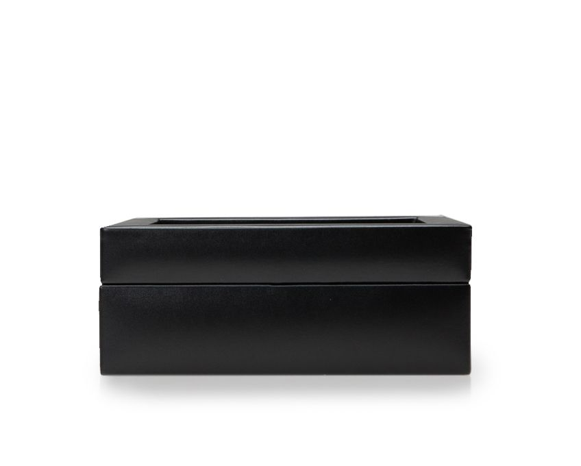 Wolf 99513 Heritage 8 Piece Watch Box, Glass Cover, Ultra Suede Lining, 55mm width