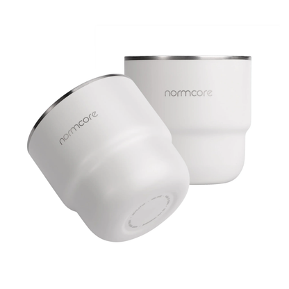 Normcore Espresso Coffee Cup Set 210ml - Double Wall Stainless Steel Ceramic Coating (Set of 2)