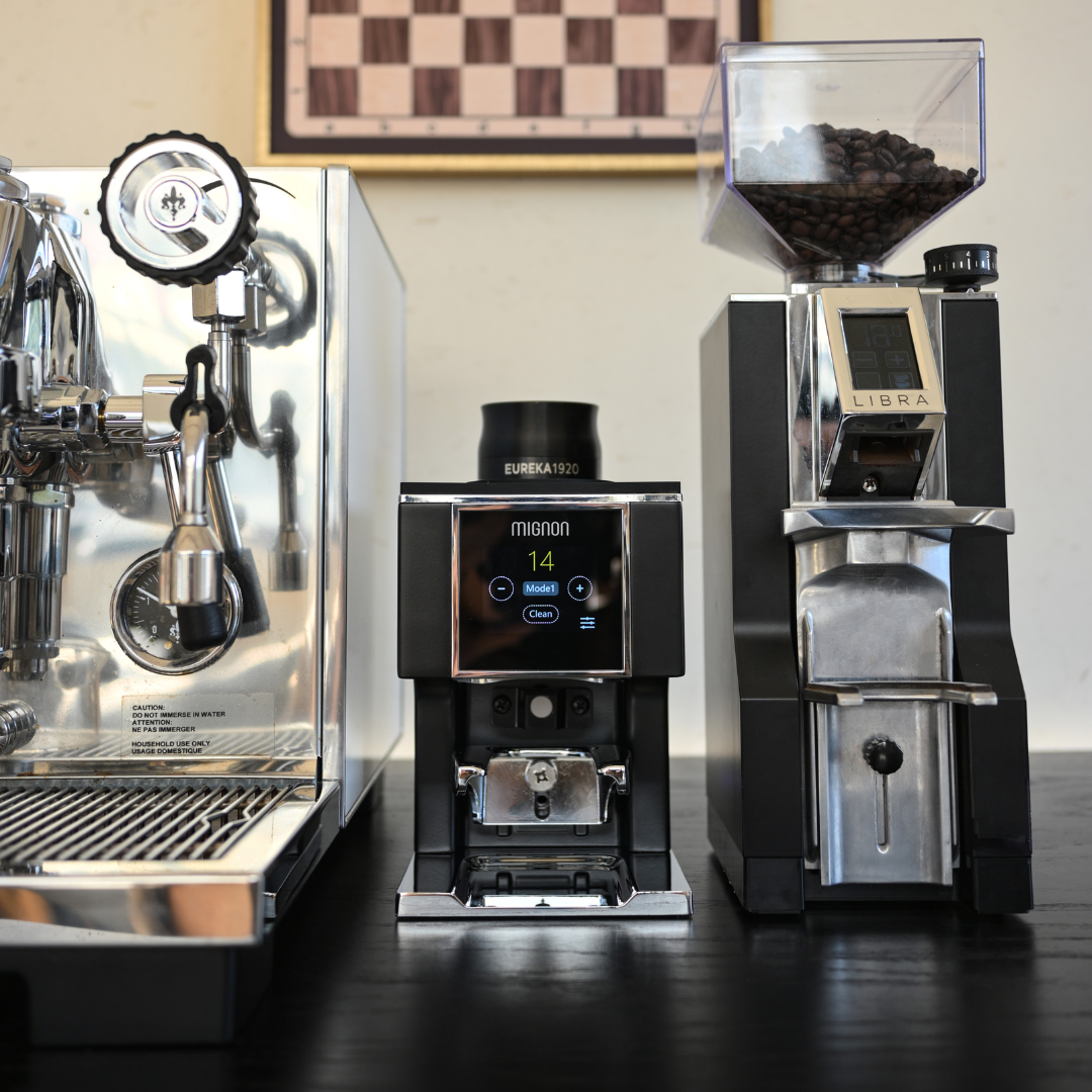 Eureka Mignon Automatic Tamper - 58mm Electric Espresso Tamper with Touch Display