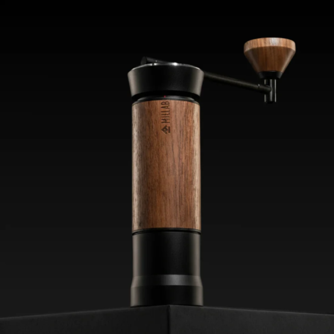 Timemore x MILLAB M01 Manual Coffee Grinder, 44mm Pineapple Burr, Espresso & Pour Over
