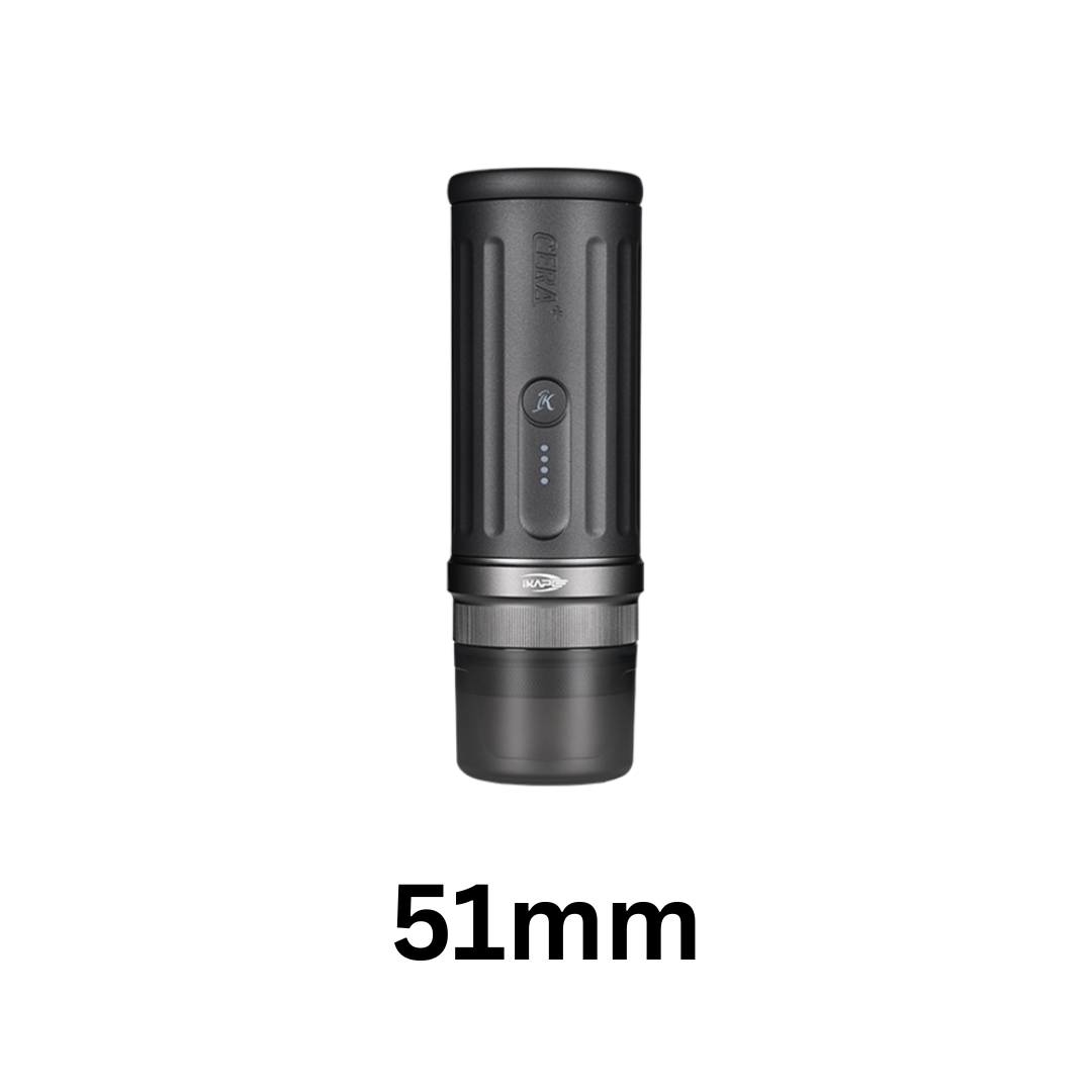 IKAPE Portable Coffee Maker with Heating - 51mm / 58mm Espresso Machine with Battery & App Control