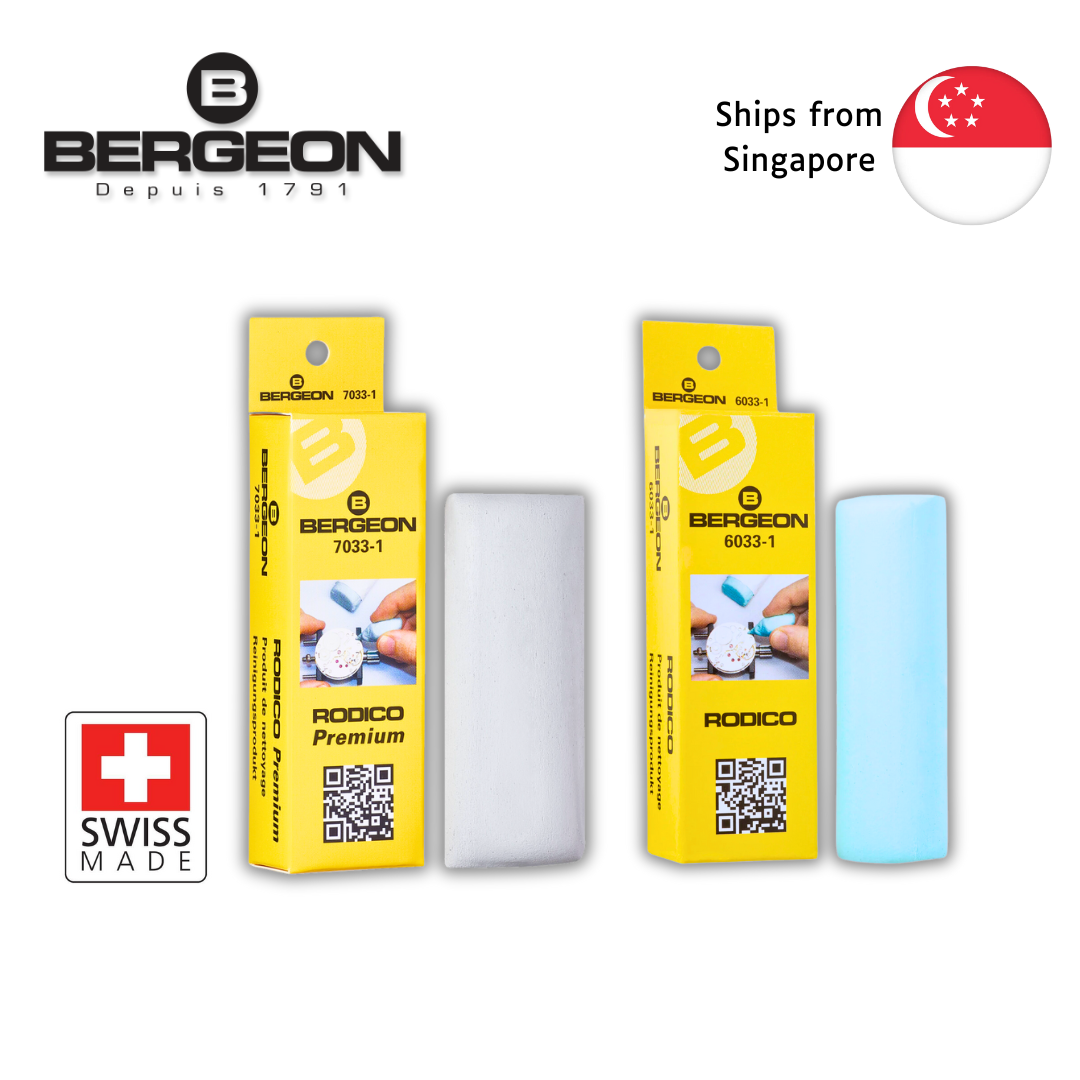 Bergeon Rodico 6033 , Rodico Premium 7033, Original High Quality Swiss Made, Dry Cleaner for Cleaning Wheel Pivots Hands Watch Repair Tool